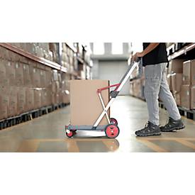 Klappmobil CLAX® inkl. Klappbox, 46 l, grau/rot