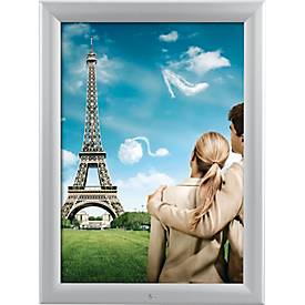 Klapprahmen, silber, Aluminium/PET-Schutzfolie, wasserfest, DIN A0