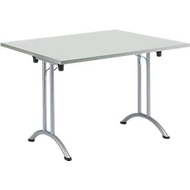 Klapptisch, 1200 x 800 mm, Gestell aluweiß