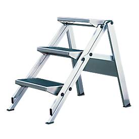 Klapptreppe, aluminium, 3 Stufen