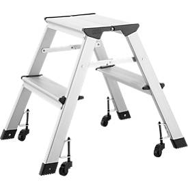 Klapptritt, Aluminium, mobil