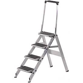 Klapptritt mit Bügel, aluminium
