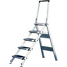 Klapptritt mit Bügel, aluminium