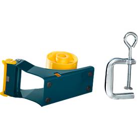 Klebeband-Tischabroller Duo, mit Schraubzwinge, L 175 x B 67 x H 130 mm, Metall