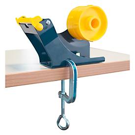 Klebeband-Tischabroller Duo, mit Schraubzwinge, L 175 x B 67 x H 130 mm, Metall
