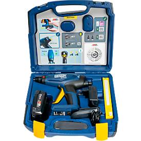 Klebepistole Rapid BGX500 Set, LED-Anzeige, ergonomischer Griff, inkl. Bosch Akku
