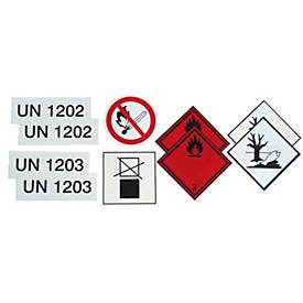 Klebeschilder-Set für mobile Tankstelle CEMO DT-Mobil Easy