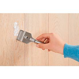 Klebeschraube tesa®, für Mauerwerk & Stein im Innen- & Außenbereich, Haftkraft bis 10 kg, ablösbar, viereckig, 2 Stück