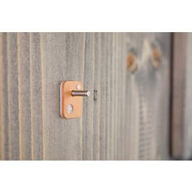 Klebeschraube tesa®, für Mauerwerk & Stein im Innen- & Außenbereich, Haftkraft bis 2,5 kg, ablösbar, viereckig, 2 Stück