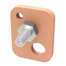 Klebeschraube tesa®, für Mauerwerk & Stein im Innen- & Außenbereich, Haftkraft bis 2,5 kg, ablösbar, viereckig, 2 Stück