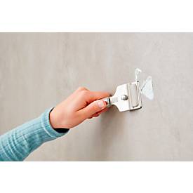 Klebeschraube tesa®, für Mauerwerk & Stein im Innen- & Außenbereich, Haftkraft bis 5 kg, ablösbar, dreieckig, 2 Stück