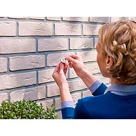 Klebeschraube tesa®, für Mauerwerk & Stein im Innen- & Außenbereich, Haftkraft bis 5 kg, ablösbar, viereckig, 2 Stück