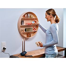 Klebeschraube tesa®, für Tapete & Putz, Haftkraft bis 1 kg, höhenverstellbar, ablösbar, 2 Stück