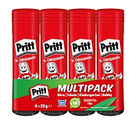 Klebestift PRITT, 4-er Pack, 22 g pro Stift