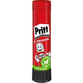 Klebestift PRITT, Multipack 10 x 11 g, anwendbar bei Papier/Pappe/Fotos, umweltschonend, auswaschbar bei 20° C, farblos