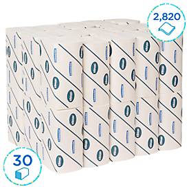 Kleenex® Handtücher Ultra 6772, 2-lagig, Interfold-Faltung, 30 Päckchen á 94 Tücher, weiß
