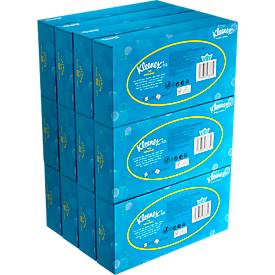 Kleenex® Kosmetiktücher 8824, 3-lagig, saugfähig, 12 Boxen á 72 Tücher, weiß