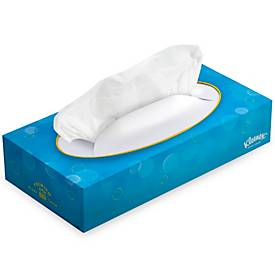 Kleenex® Kosmetiktücher 8824, 3-lagig, saugfähig, 12 Boxen á 72 Tücher, weiß