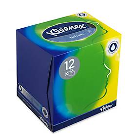 Kleenex® Kosmetiktücher 8825, 3-lagig, 1 Box = 56 Tücher, 12er Packung, weiß