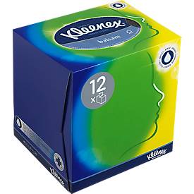 Kleenex® Kosmetiktücher 8825, 3-lagig, 1 Box = 56 Tücher, 1er Packung, weiß