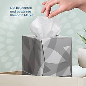 Kleenex® Kosmetiktücher 8834, 2-lagig, 12 Boxen á 88 Tücher, Einzeltuchentnahme, weiß