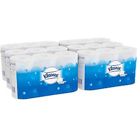 Kleenex® Toilettenpapier 8440, 3-lagig, kompatibel mit Aquarius™ Twin Roll Toilettenpapierspendern, 36 Rollen a 350 Blatt, weiß