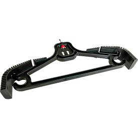 Kleiderbügel für C+P Evolo Plus Spinde, mit Hosenklammer, mit Stift, B 462 x T 54 x H 219 mm, schwarz