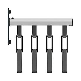 Kleiderbügel Functionals TERTIO 30, selbstausrichtend, Kunststoff, dunkelgrau