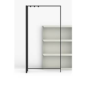 Kleiderhaken Functionals FRAME Raven Black, für Wandgarderobe FRAME W, Stahl, schwarz, 3 Einzelhaken