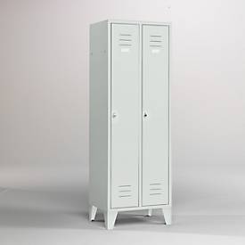 Kleiderspind, 2 Türen, mit Füßen, B 600 x H 1900 mm