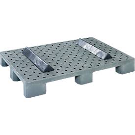 Kleine Palette, mit 9 Füßen, 2 Stück