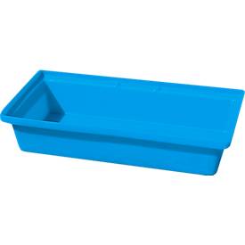 Kleingebindewanne, Kapazität von 22 L bis 104 L, mit oder ohne Rost