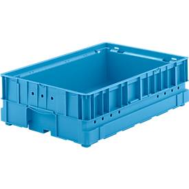 Kleinladungsträger C-KLT 6417, Polypropylen, B 600 x T 400 mm, bis 50 kg, hellblau
