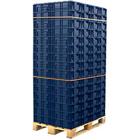 Kleinladungsträger R-KLT 3215, Polypropylen, B 300 x T 200 mm, bis 20 kg, dunkelblau
