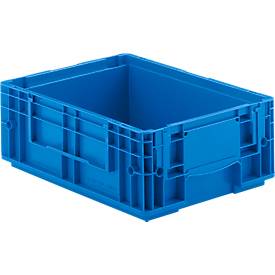 Kleinladungsträger RL-KLT 4147, Polypropylen, B 400 x T 300 mm, bis 20 kg, blau