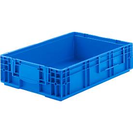 Kleinladungsträger RL-KLT 6147, Polypropylen, B 600 x T 400 mm, bis 20 kg, blau