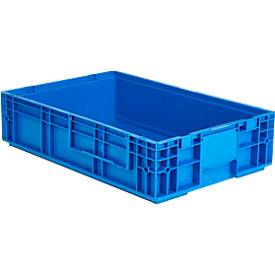 Kleinladungsträger RL-KLT 6147, Polypropylen, B 600 x T 400 mm, bis 20 kg, blau