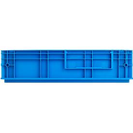 Kleinladungsträger RL-KLT 6147, Polypropylen, B 600 x T 400 mm, bis 20 kg, blau