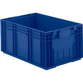 Kleinladungsträger RL-KLT 6280, Polypropylen, B 600 x T 400 mm, bis 20 kg, blau