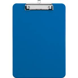 Klemmbrett MAUL, DIN A4, mit Aufhängeöse, 318 x 226 x 15 mm, Kunststoff, blau