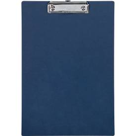 Klemmbrett Maul MAULbalance, A4-Hochformat, Klemmweite 8 mm, individualisierbar, aufhängbar, L 325 x B 225 x H 14 mm, Karton, recycelbar, blau