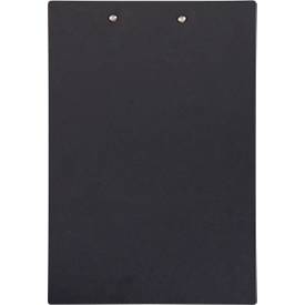 Klemmbrett Maul MAULbalance, A4-Hochformat, Klemmweite 8 mm, individualisierbar, aufhängbar, L 325 x B 225 x H 14 mm, Karton, recycelbar, schwarz