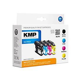 KMP B62VX - 4er-Pack - Schwarz, Gelb, Cyan, Magenta - Tintenpatrone (Alternative zu: Brother LC-223BK, Brother LC-223M, 