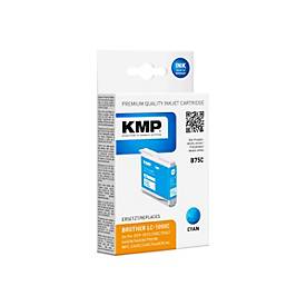 KMP B75C - 5.6 ml - Cyan - kompatibel - Tintenpatrone (Alternative zu: Brother LC1000C) - für Brother DCP-350, 353, 357,