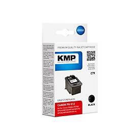 KMP C79 - Schwarz - Tintenbehälter (Alternative zu: Canon PG-512, Canon 2969B001)