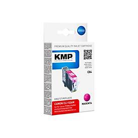 KMP C84 - Magenta - Tintenpatrone (Alternative zu: Canon CLI-526M, Canon 4542B001)