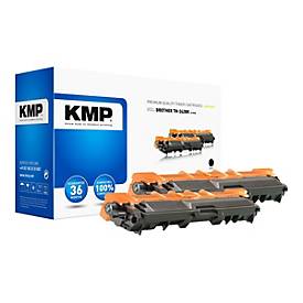 KMP DOUBLEPACK B-T57D - 2er-Pack - Schwarz - Tonerpatrone (Alternative zu: Brother TN242BK)