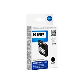 KMP E141 - Schwarz - Tintenpatrone (Alternative zu: Epson 16XL, Epson C13T16314010)