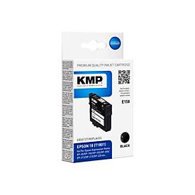 KMP E158 - 5 ml - Schwarz - kompatibel - Tintenpatrone (Alternative zu: Epson T1801) - für Epson Expression Home XP-212,