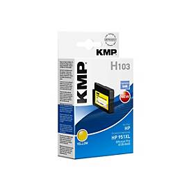 KMP H103 - Gelb - Tintenpatrone (Alternative zu: HP 951XL)